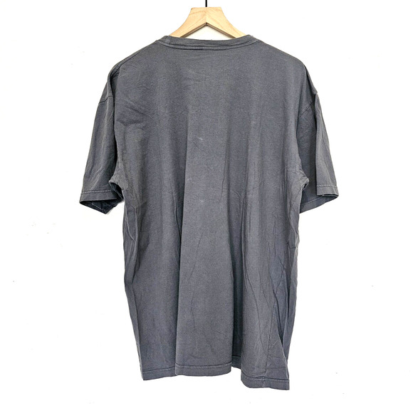 BOY LONDON Mens SIZE L /XL? Gray Short Sleeve LOGO Graphic Shirt FITS LIKE A L - Picture 4 of 7